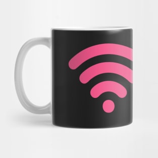 Cute Pink Wi-Fi Mug